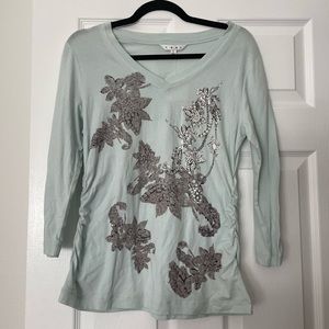CAbi Pearl Detailed Top